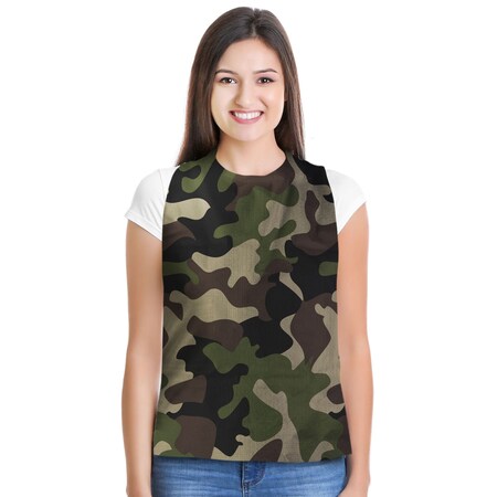 Proheal Disposable Adult Bibs Tie Back  Perfect for Seniors Painting  Eating  Camo 100 Pack 100PK PH-16436H